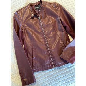 Express faux leather jacket